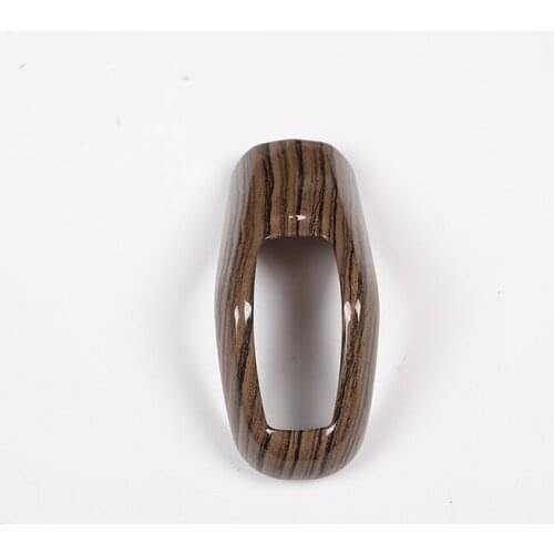 For Land Rover Range Rover Sport RR Sport 2014-2017 Sands Wood Grain Style ABS Plastic Gear Shift Head Cover Trim Car Accessory