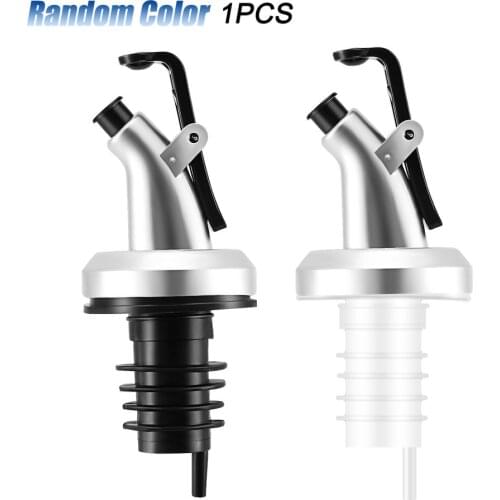 Oil Bottle Stopper Sprayer Liquor Dispenser Wine Pourers Flip Top Beer Bottle Cap Stopper Leak Proof Pourer Kitchen Color Random