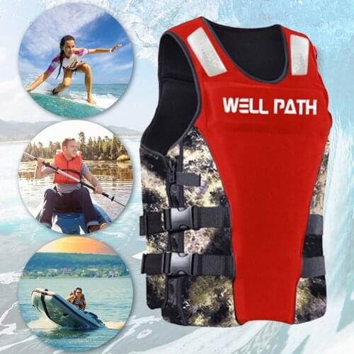 Professional Adults Life Jacket Water Sports Fishing Surf Boating Kayaking Boating Drift Safety Vest Swimming Equipment HOT SELL