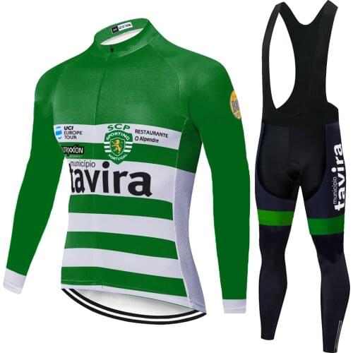 2020 Cycling Jersey team tavira summer spring maillot largo ciclismo Bicycle MTB Bike pants 20D gel pad cycling set men
