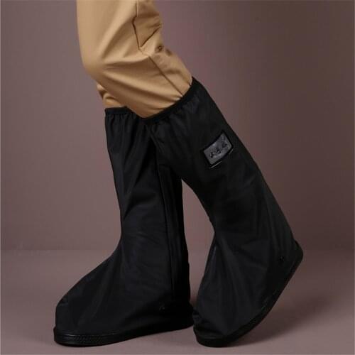 Waterproof Reusable Motorcycle Cycling Bike Rain Boot Shoes Covers Rainproof Shoes Cover High Top Water Shoes