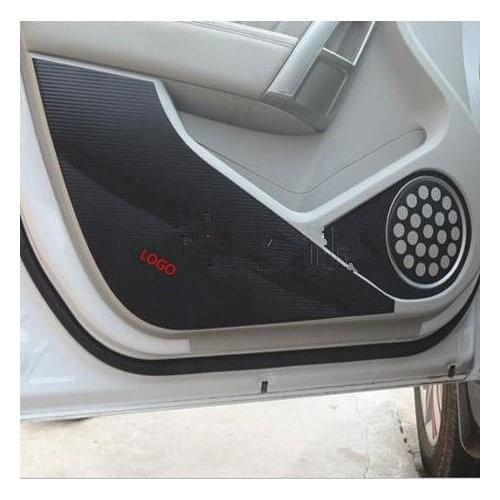 Carbin Fibre Doors Panel Anti-Kick Pad Protective Film For Great Wall Haval Hover H2 2014 15 16 2017 AB362