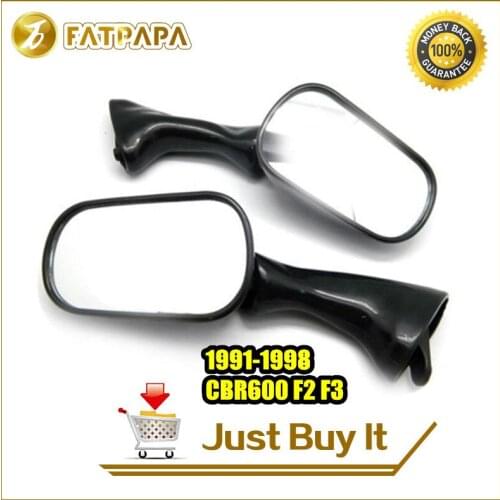 Free Shipping New Style Motorcycle Bicycle Accessories Rearview Mirror Reverse Mirror Fit For Honda CBR600 F2 F3 1991-1998