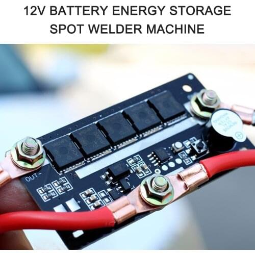 DIY Portable 12V Battery Energy Storage Spot Welding Machine Pen PCB Circuit Board Welding Current 90A~130A