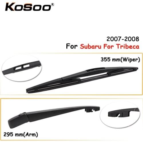 KOSOO Auto Rear Car Wiper Blade For Subaru For Tribeca,355mm 2007-2008 Rear Window Windshield Wiper Blades Arm,Car Accessories