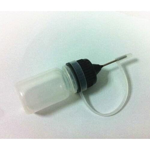 Free ship Lot 100pcs 3ml Plastic metal needle top for liquid Essential oil bottle