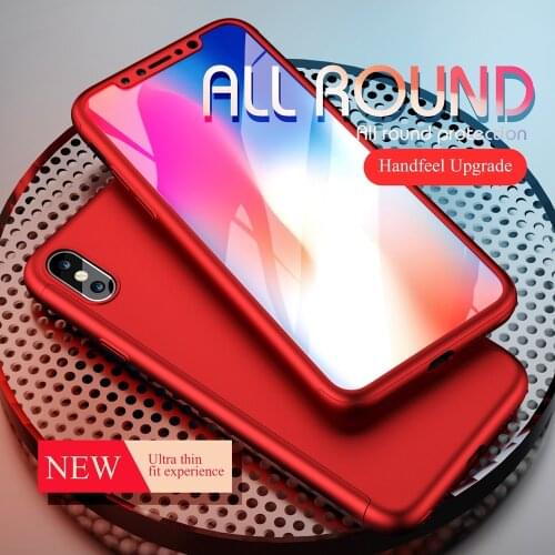 360 Full Body Case For iPhone XR 6S 6 S Plus iPhone XS 11 12 Pro Max Luxury Cover Case For iPhone 8 7 plus iPhone 11 Pro 10 Case