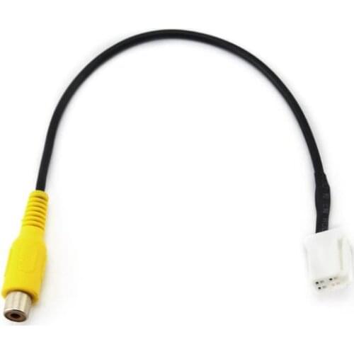 GPS Rear View Camera Video Input Connector Cable Adapter AV Line Car Accessories for Toyota