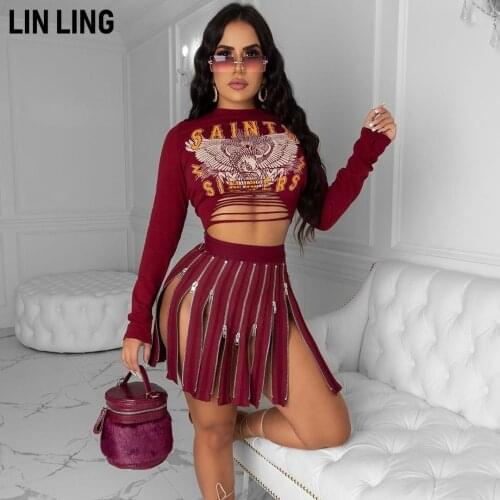 LINLING High Waist Skirts For Women