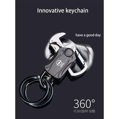 For opel insignia astra j h g corsa d zafira b Beer Bottle Opener Keychain Multifunctional Zinc Alloy Key Ring Car Play Keyring