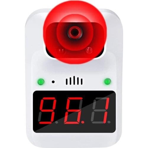 Wall Mounted Digital Pressless Forehead Infrared Thermometer for Adults & Kids, Temperature Scanner for Home or School