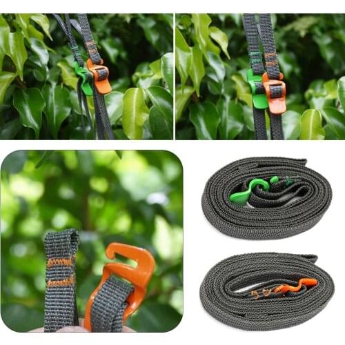 Camping Nylon Cargo Straps Load 125 Kg 200 Cm Camping Luggage Straps Belt Cam Buckle Outdoor Travel Kit Camping Belt Tools