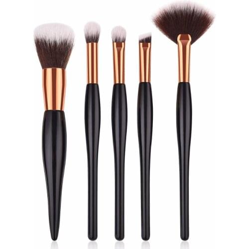 Brand New Makeup Brushes Set 5pcs Loose Powder Foundation BB Cream Liquid Face Base Make Up Brushes Tools Kabuki Kwasten Kits