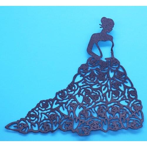 New Cutting Templates Wedding Dress Metal Die Cut Craft Cutting Dies Card Making Stampin Up Stamps And Dies Diy Handmade