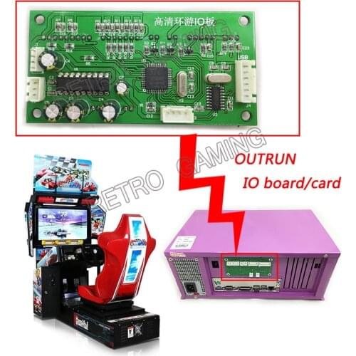 1pcs IO board for Arcade Outrun Driving Car Racing Simulator Game Motherboard Game Consol Machinee Kits