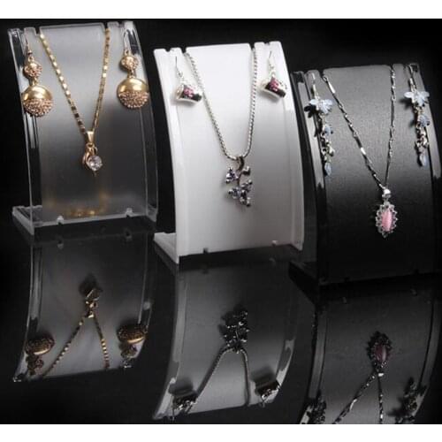 Necklace Holder Pendant Jewellry Display Stand Earrings Display Stand for Exhibition Shelf Jewelry Photography Props