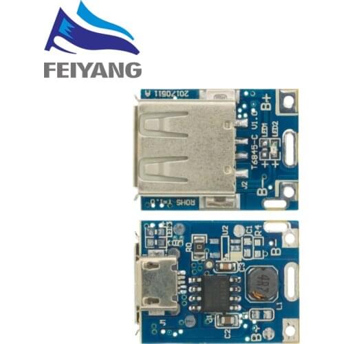 5PCS/LOT 5V Boost Step Up Power Module Lithium LiPo Battery Charging Protection Board LED Display USB For DIY Charger 134N3P