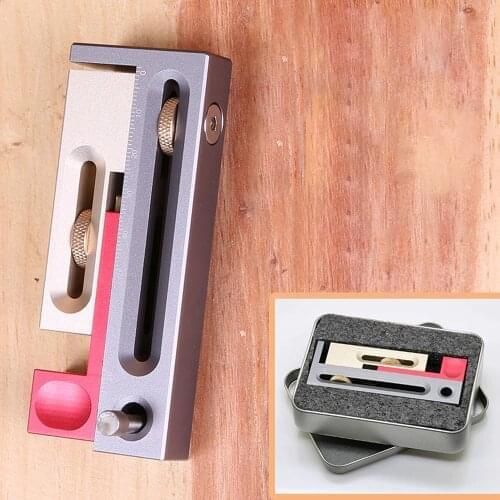 Saw Slot Regulator Saw Table Saw Slot Adjuster Mortise Tenon Tool Movable Measuring Block Length Compensation Woodworking Tools