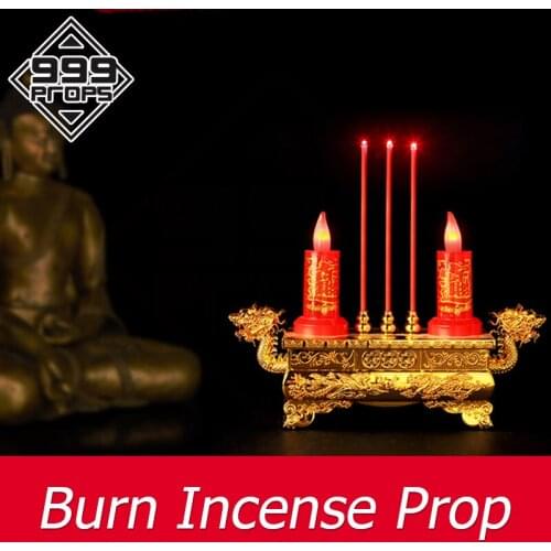 999PROPS Burn Incense Prop Escape room insert the incenses into the holes to release door charmber room takagism game