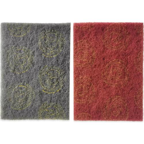 Hand Sanding Pad Industrial Scouring Pad Coarse Rust Removal Cloth Flexible Nonwoven Hand Industry Kitchen Cleaning Scotch Brite