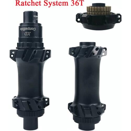 HULKWHEELS M13 Ratchet System 36T Center Lock Hub Sraight Pull Mtb Hub Front 15*110mm Rear 12*148mm Shimano XD Hub For MTB Bike