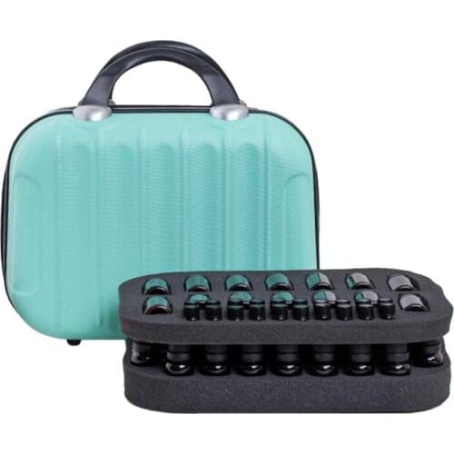 64 Grid Essential Oil Package Portable 15ml Essential Oil Bottle Storage Bag Portable Multifunctional Shockproof Storage Box