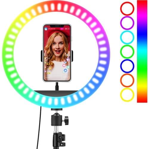 LED Photography Fill Lighting with Tripod Stand Camera Photo Studio Circle Led Selfie Ring Light Phone Lamp Video Youtube