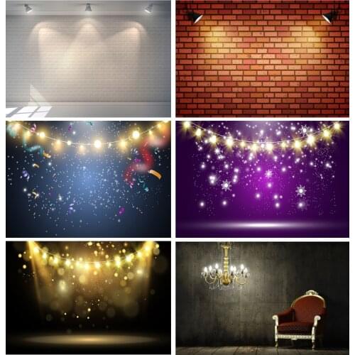 Vinyl Spotlight Brick Wall Photography Background Children Baby Portrait Photo Background Studio Props 21816 DGQ-01