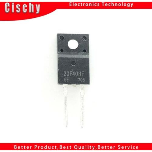 1pcs/lot 20F40HF TO-220F fast recovery diode 20A 400V original In Stock