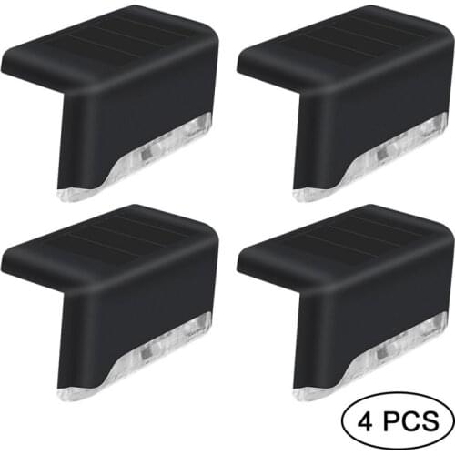 2/4Pcs Led Solar Lamp Path Trap Outdoor Waterdichte Wandlamp Tuin Landschap Stap Stair Deck Lichten Balkon hek Solar Licht