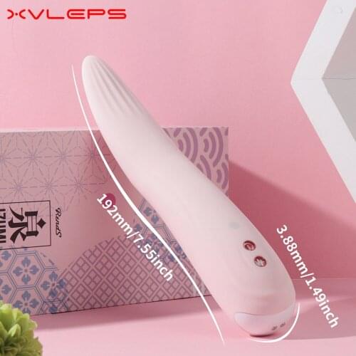 Xvleps Automatic G Spot Vibrator Clitoral Vaginal Stimulation Tongue Licking Female Masturbation Soft Silicone Women Sex Toy