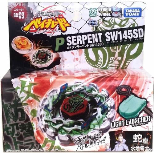 Free Shipping Original Takara Tomy Poison Serpent SW145SD Beyblade (BB69) with Launcher for Childrens Day Gifts