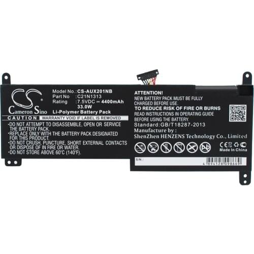 CS 4400mAh/33.00Wh battery for Asus Transformer Book Trio TX201,Book Trio TX201LA 0B200-00600000, C21N1313