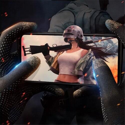 For Gaming Cycling Breathable Touch Screen Gloves Non-Slip Hand Cover Sweat-Proof Finger Thumb Sleeve