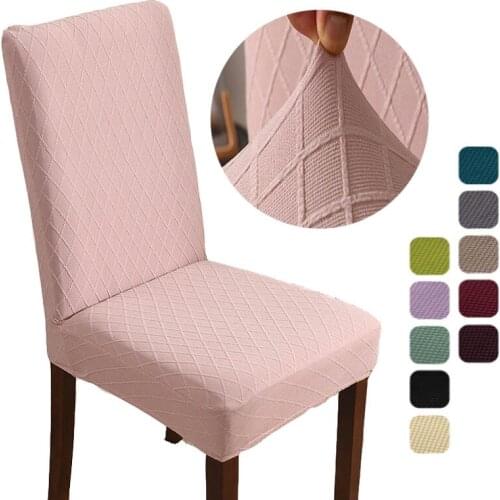 Elastic Chair Covers Dining Room Cover For Chair For Kitchen Restaurant Wedding Decor Jacquard Chair Cover Stretch Seat Covers