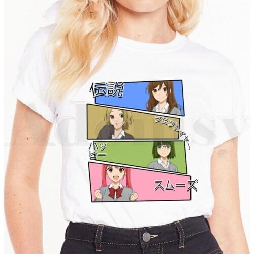 Horimiya Hori San To Miyamura Kun Anime Cartoon Short Sleeve Female Tops Tees Harajuku Vogue VintageT Shirts Womens T-shirt