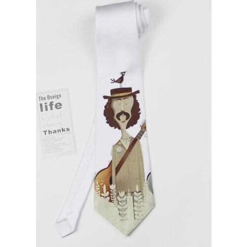 Free shipping new casual male MENS man Fashion tie British fan Groom dress belt casual necktie Graham Nash 8cm wedding party