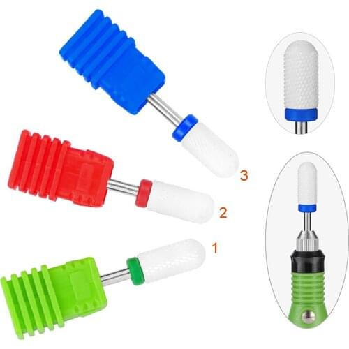 Meisha Cutter For Manicure Ceramic Nail Drill Bits Manicure Machine Accessories Rotary Electric Nail Files Nail Art Tools HF0014