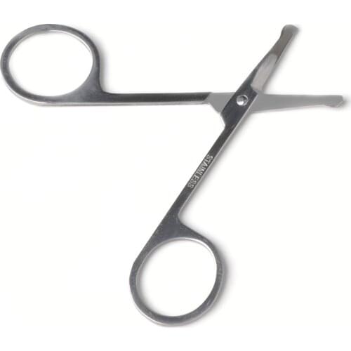 Fashion Stainless Steel Nose Hair Scissors Ear Facial Trimmers Cut Beauty Tool