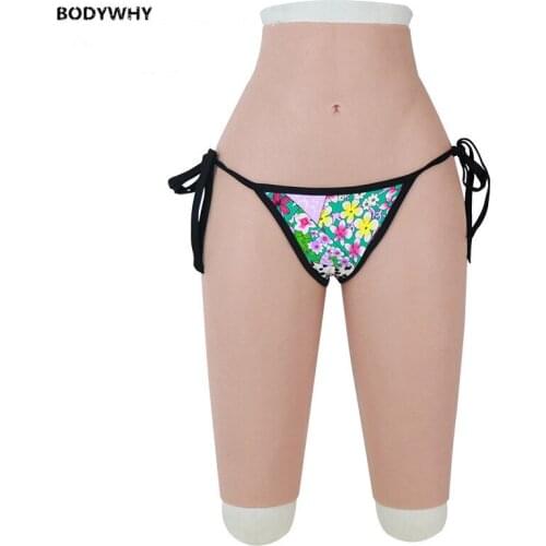 New False Pussy Silicone Fake Vagina Pants Transgender Artificial Latex Underwear For Shemale Drag Queen Cosplay Latex Shapewear