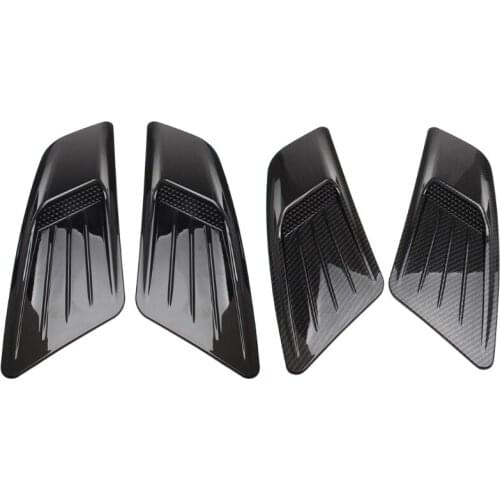 Front Hood Air Intake Trim Scoop Vent Guards For Forde Mustang 2015-2017 Pair Front Hood Air Intake Trim Scoop Vent Guards