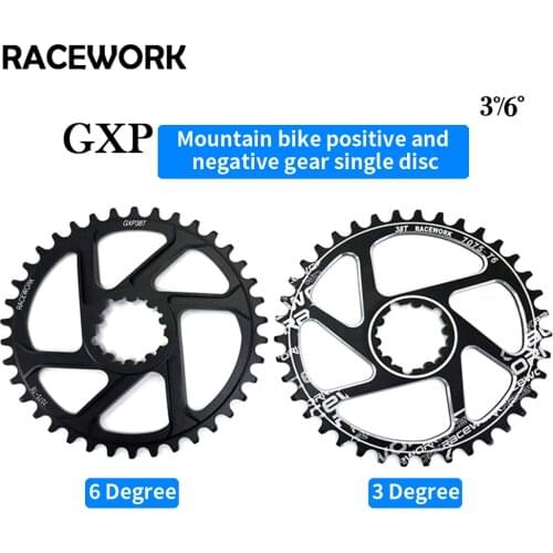 Racework MTB Bicycle Chainring Plate 32T 34T 36T 38T Narrow Wide Crown Oval Round Chainwheel Crankset Road Bike Parst