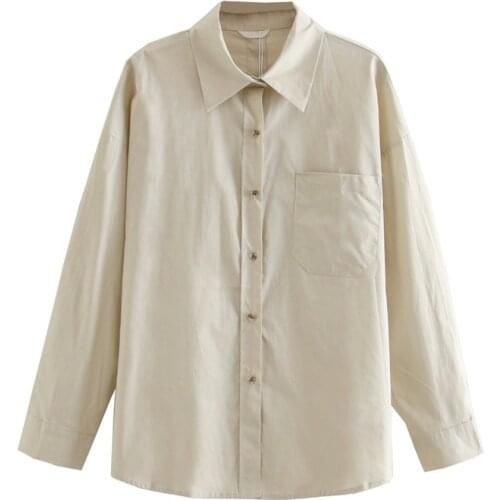 Toppies womens shirts loose irregular hem shirts women tops back split Korean 2020 clothing
