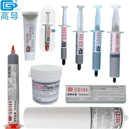 Net Weight 1/3/7/15/30/100/150/600 Grams GD380 Thermal Conductive Grease Plaster Paste Heat Sink Compound for CPU SSY CN ST HT
