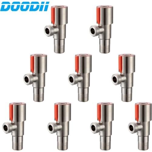 DooDii Angle Valves SUS304 stainless steel brushed Kitchen Bathroom Accessories Angle Valve for Toilet Sink BasinWater Heater