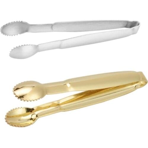 1pc Coffee Sugar Clip Stainless Steel Tweezer Mini Tongs Clips Coffee Little Tea Clips Hot Kitchen Accessories Bar Tool Supply