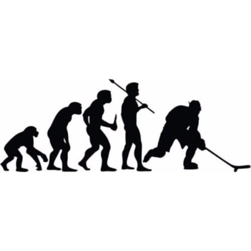 15.2CM*5.6CM Sports Fashion Hockey Evolution Handsome Car Accessories Vinyl Car Stickers