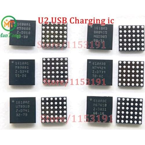 20pcs 1610A1 1610A2 1610A3 610A3B 1612A1 charger charging ic for iphone 5S 6 6p 6s 6sp 7 7p 8 8P X XS XR 11U2 usb ic chip 36pins