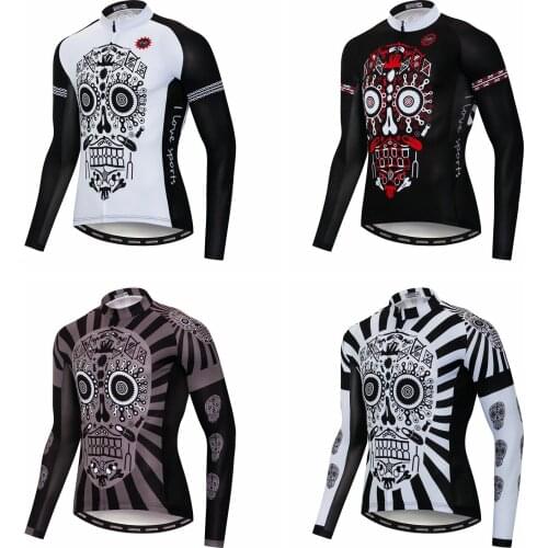 2018 Men Winter Long Sleeve Cycling Jersey Outdoor Cycle Shirt MTB Ropa Ciclismo Bicycle Clothing Sports Riding Bike Jerseys