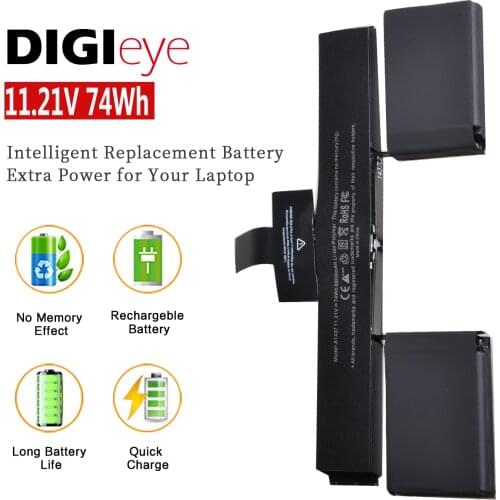 A1437 11.21V 74Wh A1437 Laptop Battery for Apple MacBook Pro 13" 13.3" Retina A1425 Late A1437